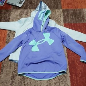 Two Under Armor hoodies